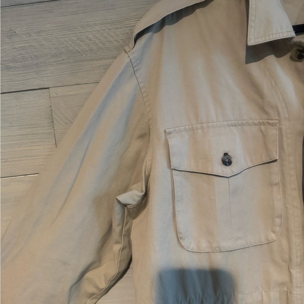 TravelSmith Khaki Military Jacket - Picture 4 of 16